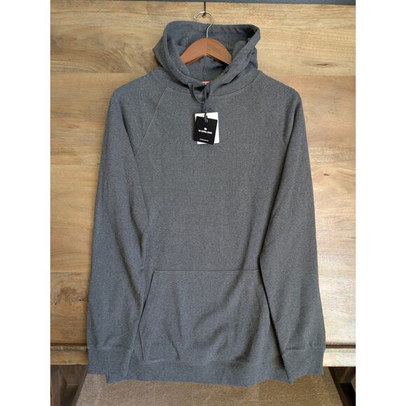 The Normal Brand Hoodie Mens Medium Charcoal Puremeso Weekend Long Sleeve NWT - Picture 1 of 4